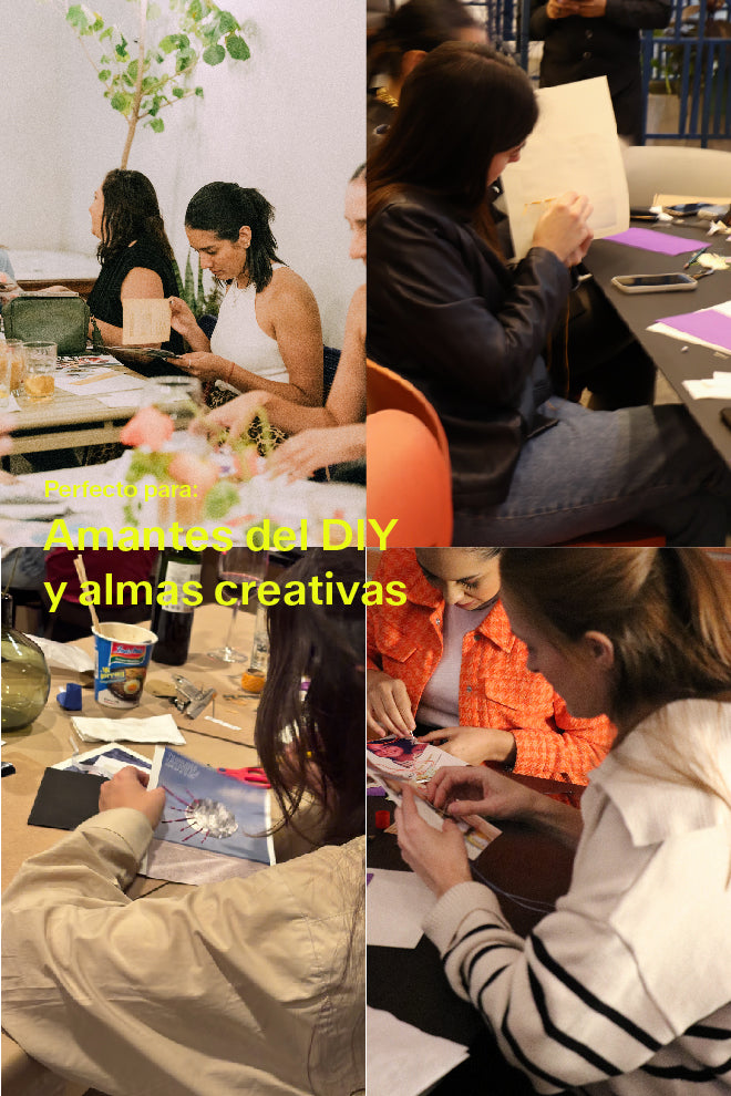 KIT DE BORDADO SOBRE PAPEL / MEDITACIÓN CREATIVA